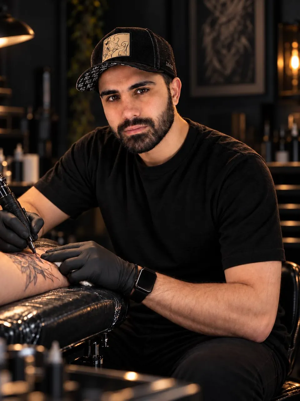 Tattoo Artist bei der Arbeit im LORI STUDIO